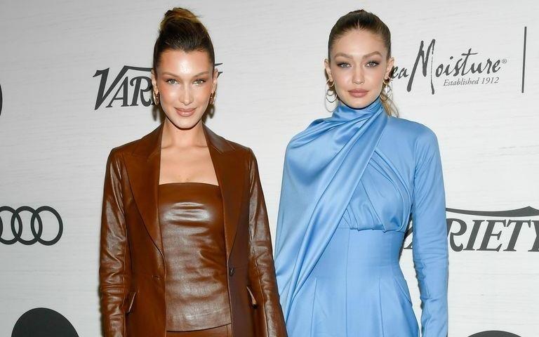 Chi em Gigi - Bella Hadid mac doi lap, noi bat giua dan sao tuan qua hinh anh