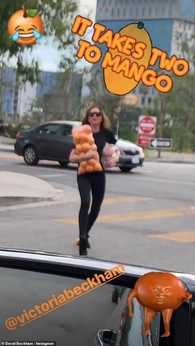 David Beckham trêu vợ ảnh 1 David Beckham treu vo anh 1