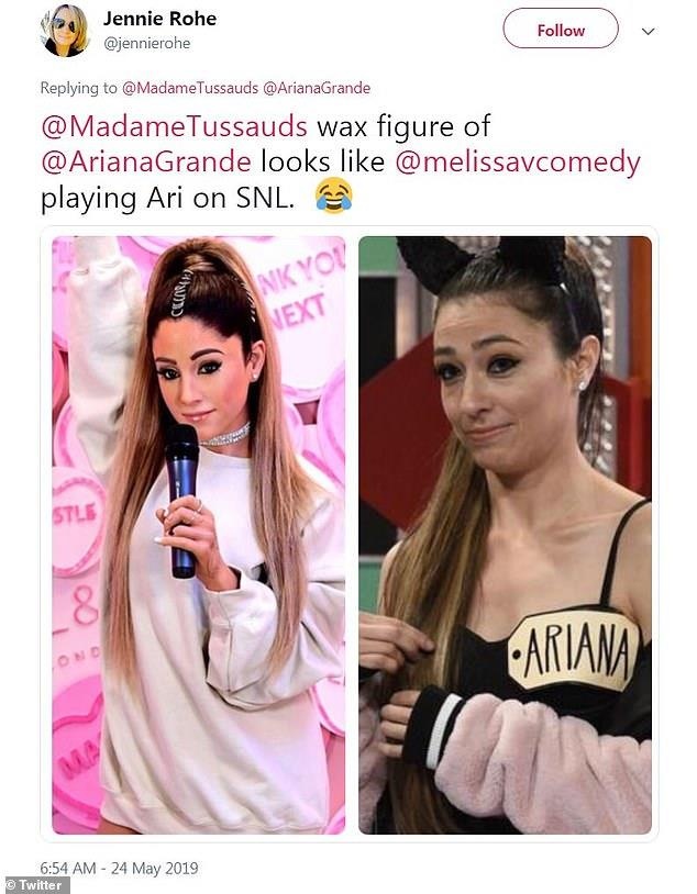 tượng sáp của Ariana Grande ảnh 2 tuong sap cua Ariana Grande anh 2