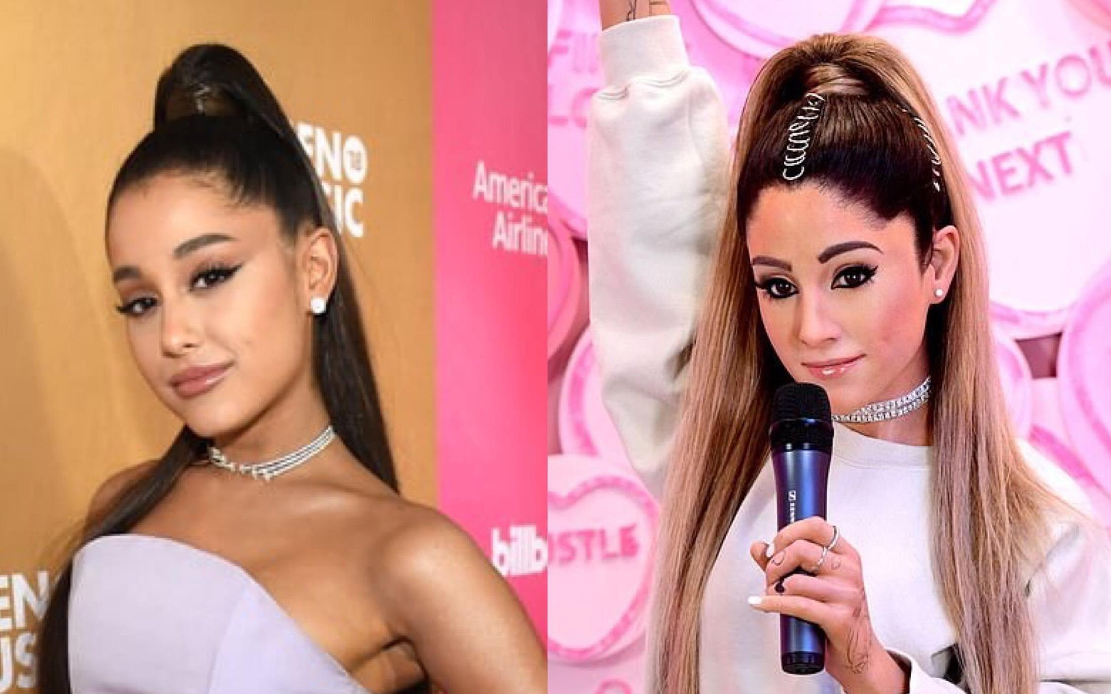 Tuong sap cua Ariana Grande bi che xau, mat tron trung hinh anh