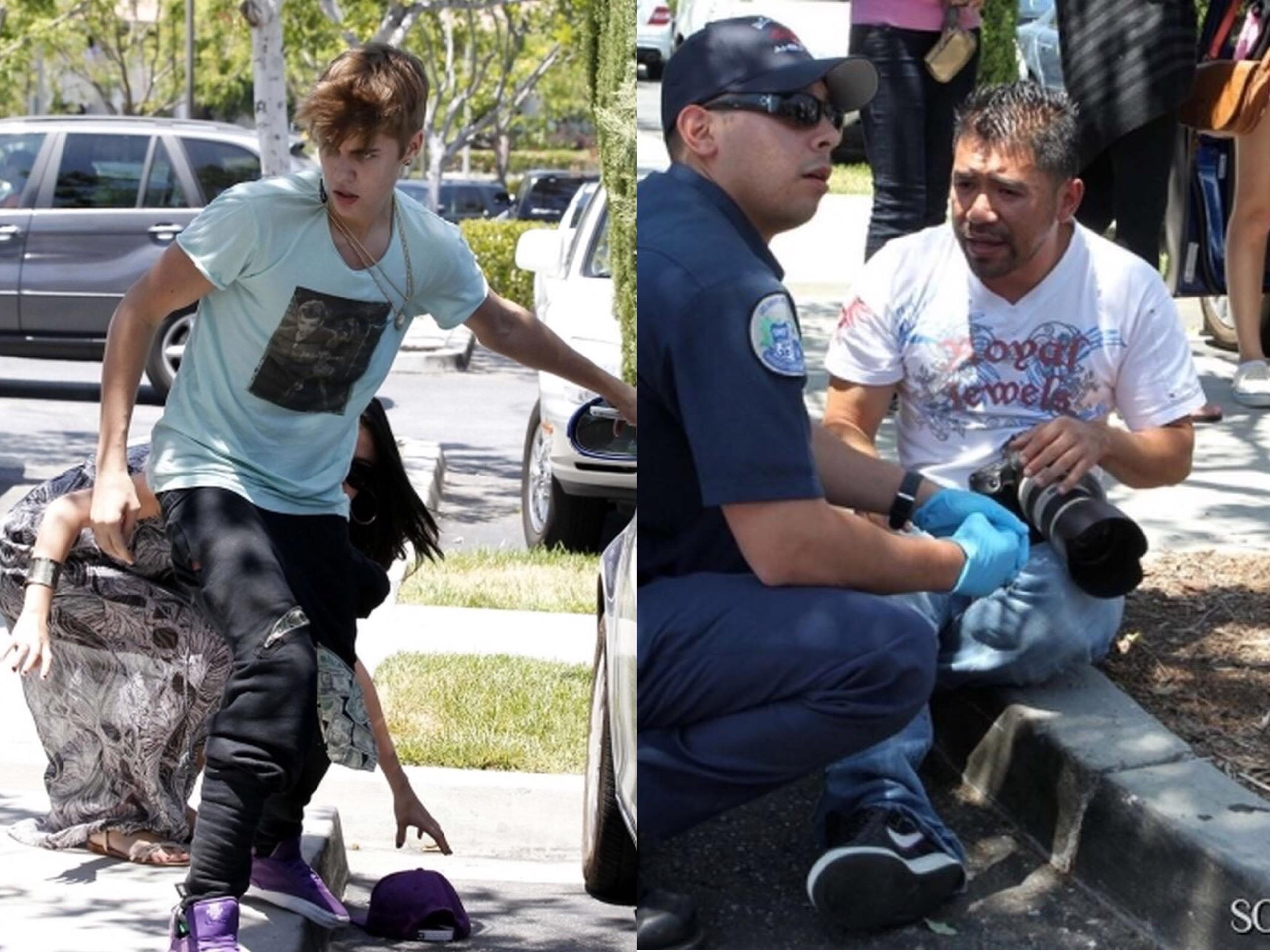 Justin Bieber danh phong vien anh 7