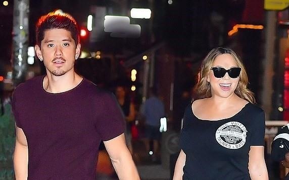 Mariah Carey vui ve ben tinh tre sau scandal 'cam sung' bo ty phu hinh anh