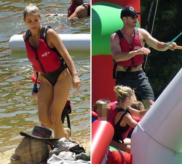 Chris Hemsworth va vo Elsa Pataky anh 4