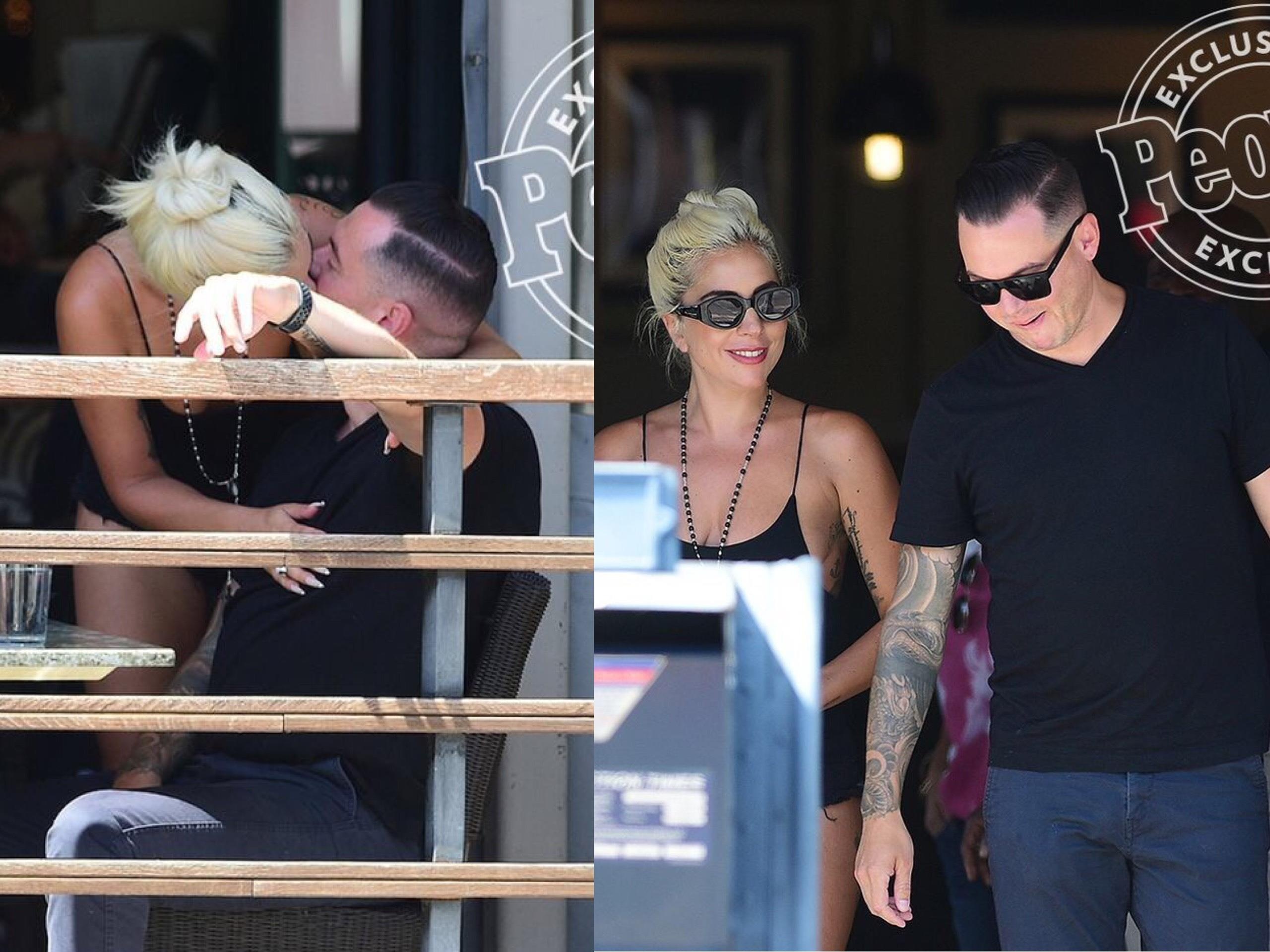 Lady Gaga hôn trai lạ ảnh 1 Lady Gaga hon trai la anh 1