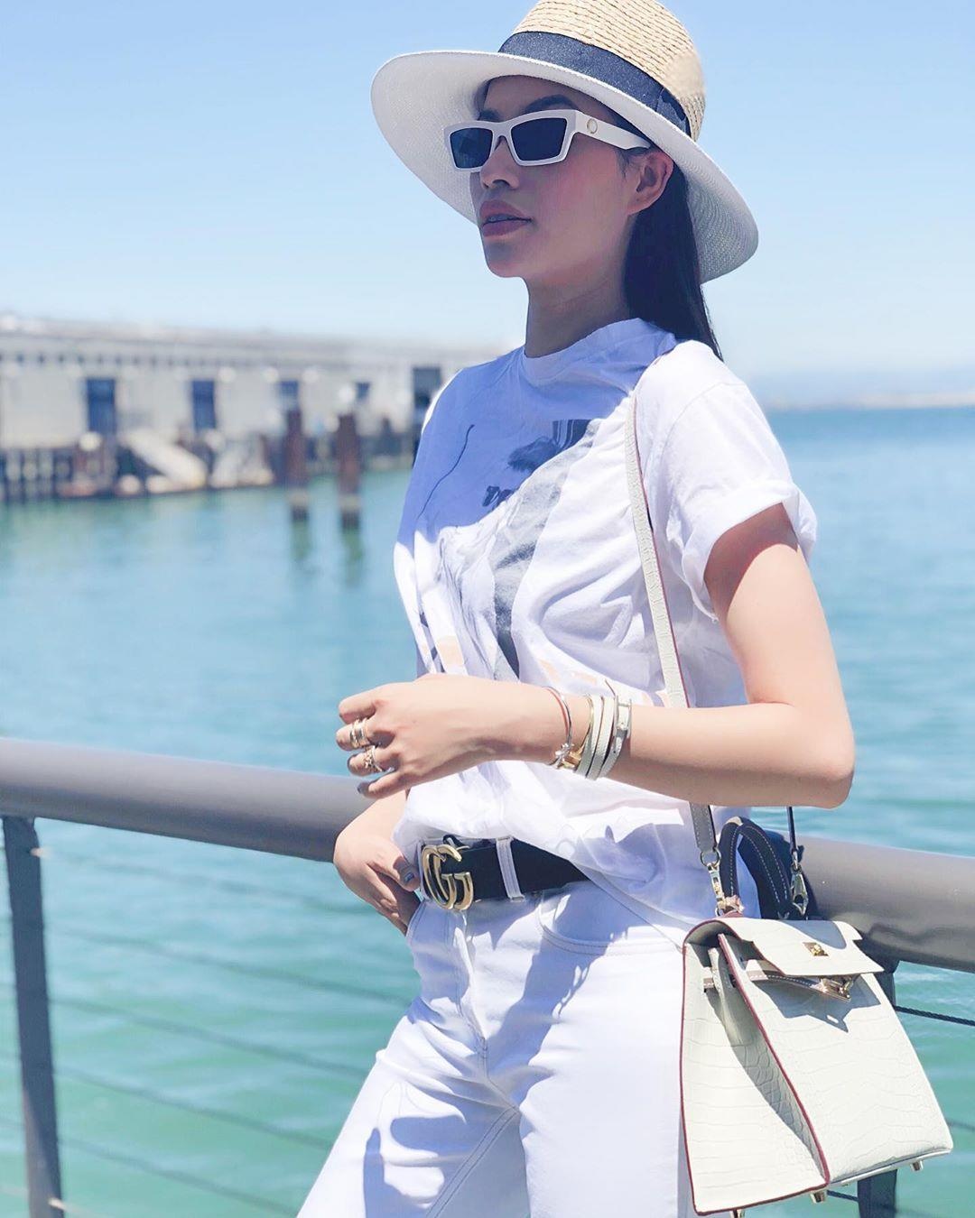 Hoa hau Pham Huong catwalk anh 6