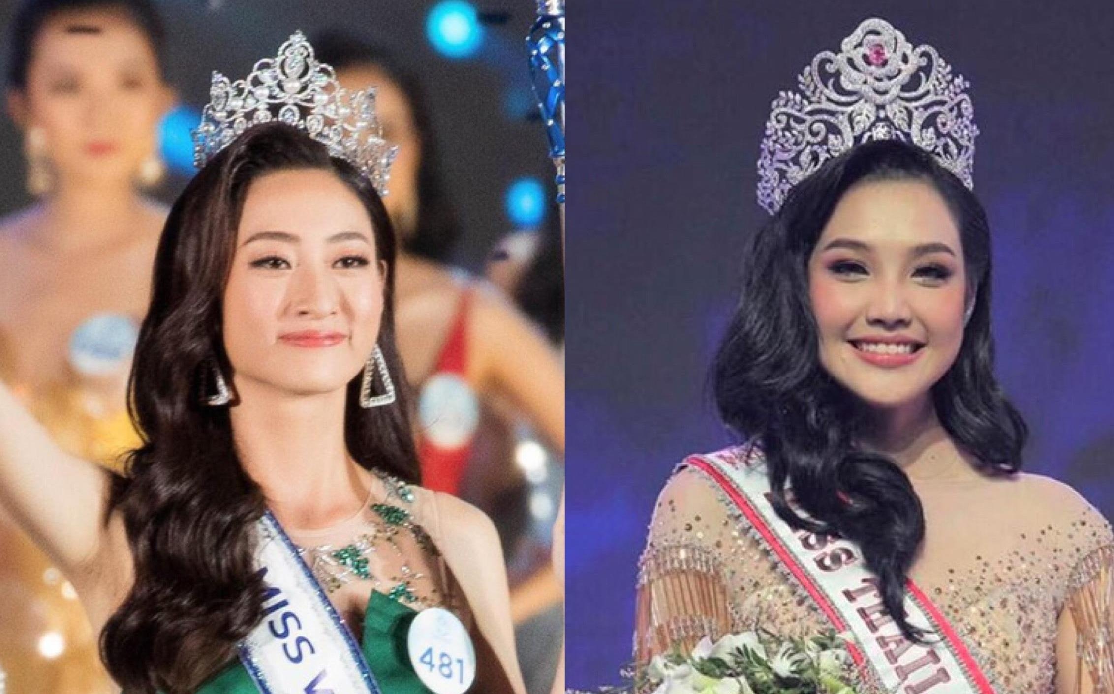 Dan mang quoc te khen Luong Thuy Linh dep hon Miss World Thailand hinh anh