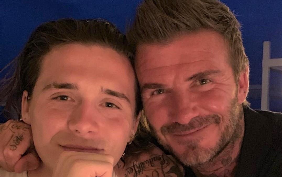 David Beckham than thiet ben con trai sau tin don bat hoa hinh anh