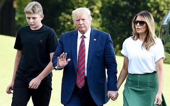 Barron Trump cao 2 m du moi 13 tuoi than toc den muc nao? hinh anh