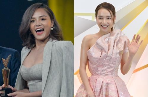 Nha Phuong va dan sao 'Ve nha di con' hoi ngo tren tham do VTV Awards hinh anh