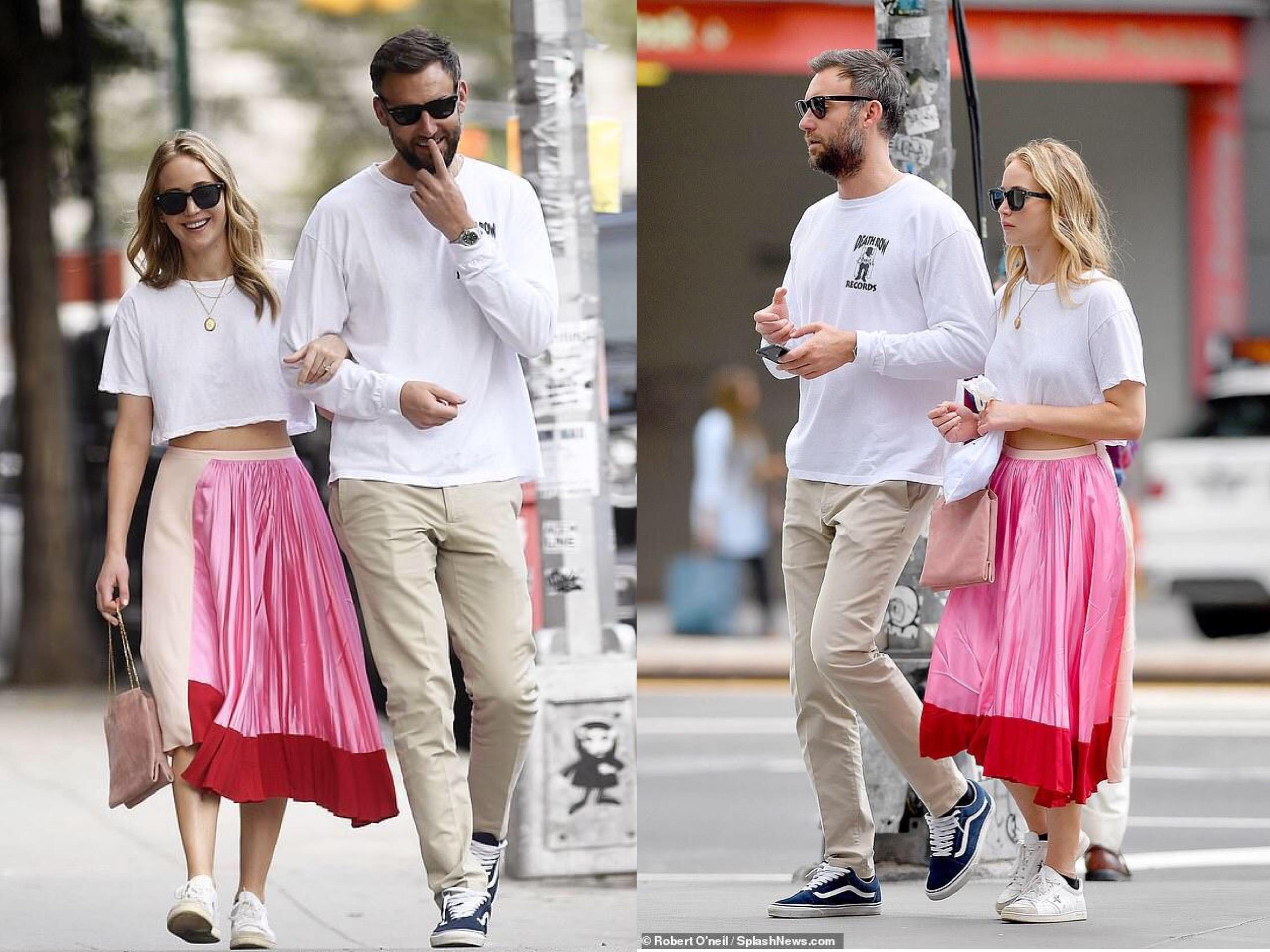 diễn viên Jennifer Lawrence và bạn trai ảnh 1 dien vien Jennifer Lawrence va ban trai anh 1