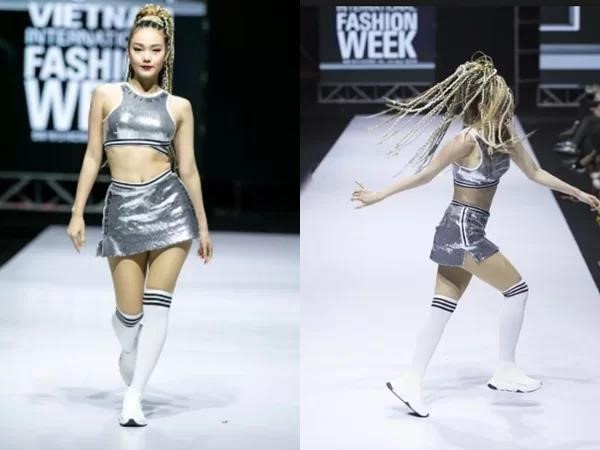 Nam Trung nhào lộn trên sàn catwalk ảnh 2 Nam Trung nhao lon tren san catwalk anh 2