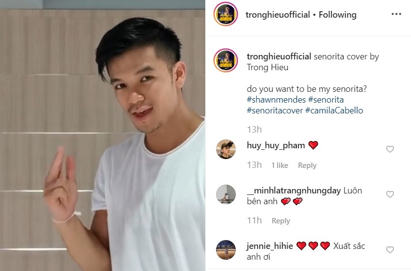 Trong Hieu cover Senorita anh 1