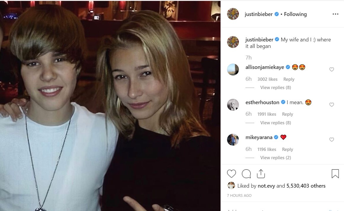 Justin Bieber va Hailey Baldwin anh 1