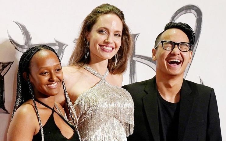 Angelina Jolie mac goi cam, hoi ngo con trai Maddox tai Nhat Ban hinh anh