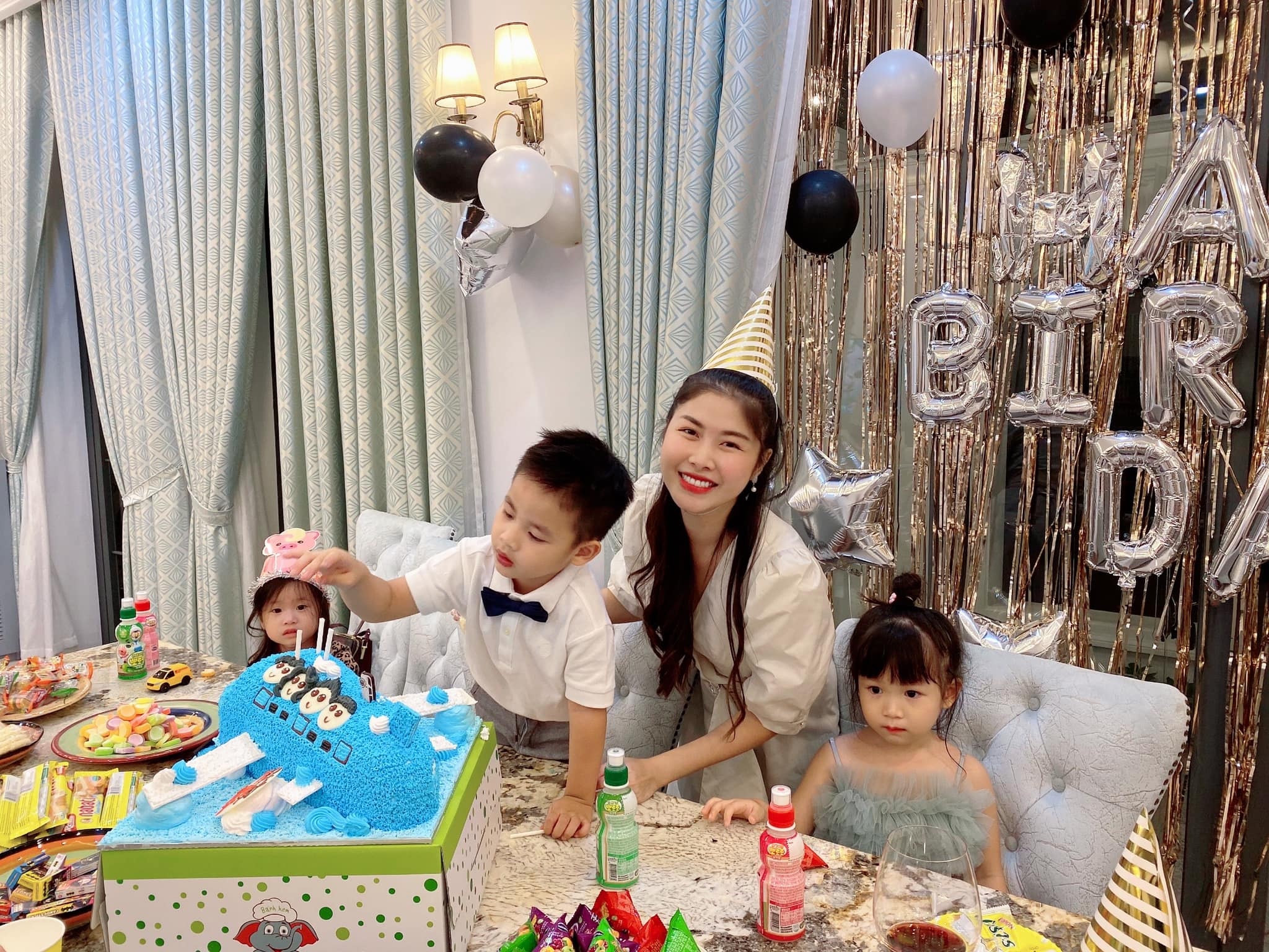 sinh nhat con trai Dang Khoi anh 5