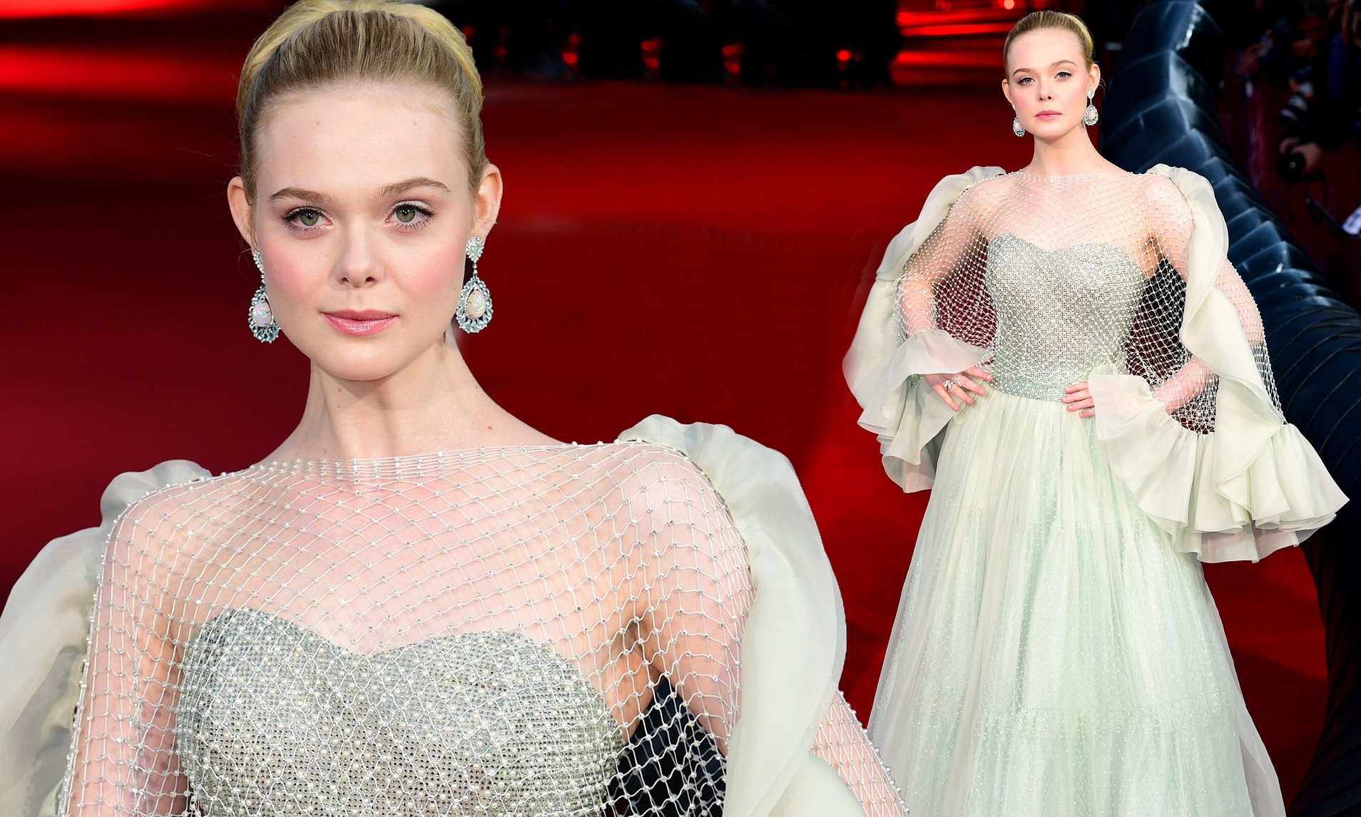 Angelina Jolie do sac voi Elle Fanning anh 4