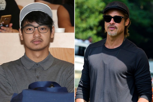 Brad Pitt và Maddox ảnh 2 Brad Pitt va Maddox anh 2