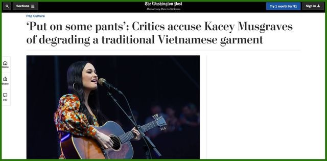 Kacey Musgraves mac ao dai khong quan anh 3