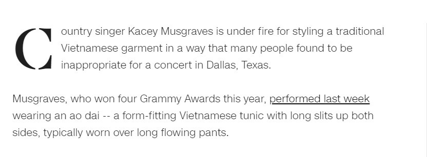 Kacey Musgraves mac ao dai khong quan anh 2