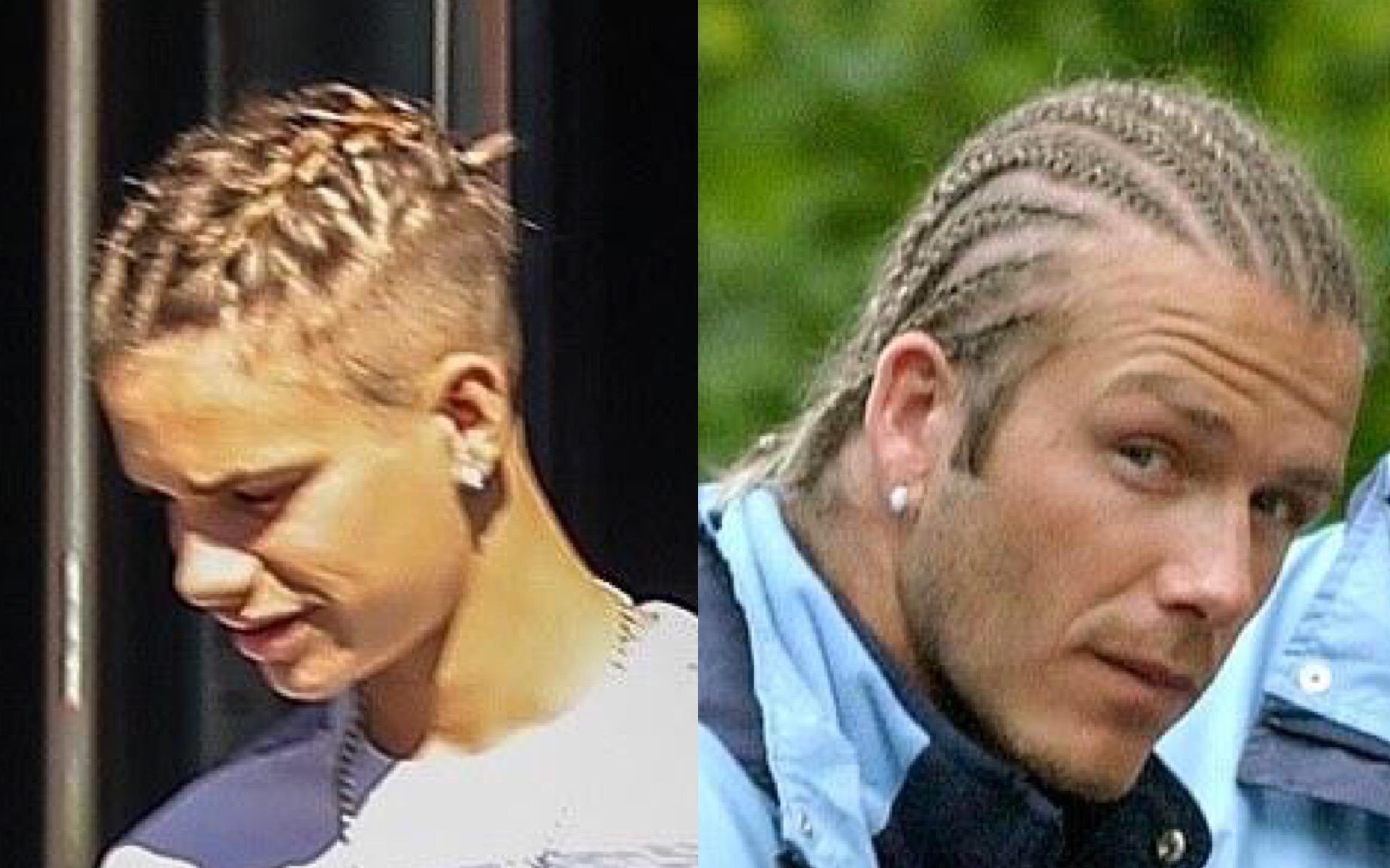 Con trai 17 tuoi tet toc giong David Beckham hinh anh