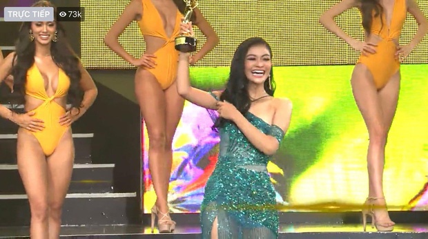 Kieu Loan vao top 10 Hoa hau Hoa binh Quoc te  2019 hinh anh