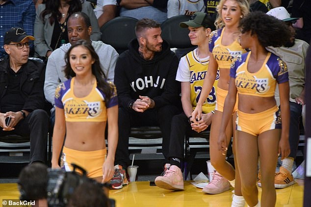 David Beckham xem bong ro anh 4