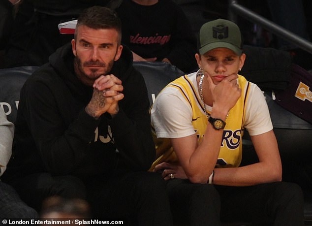 David Beckham xem bong ro anh 5