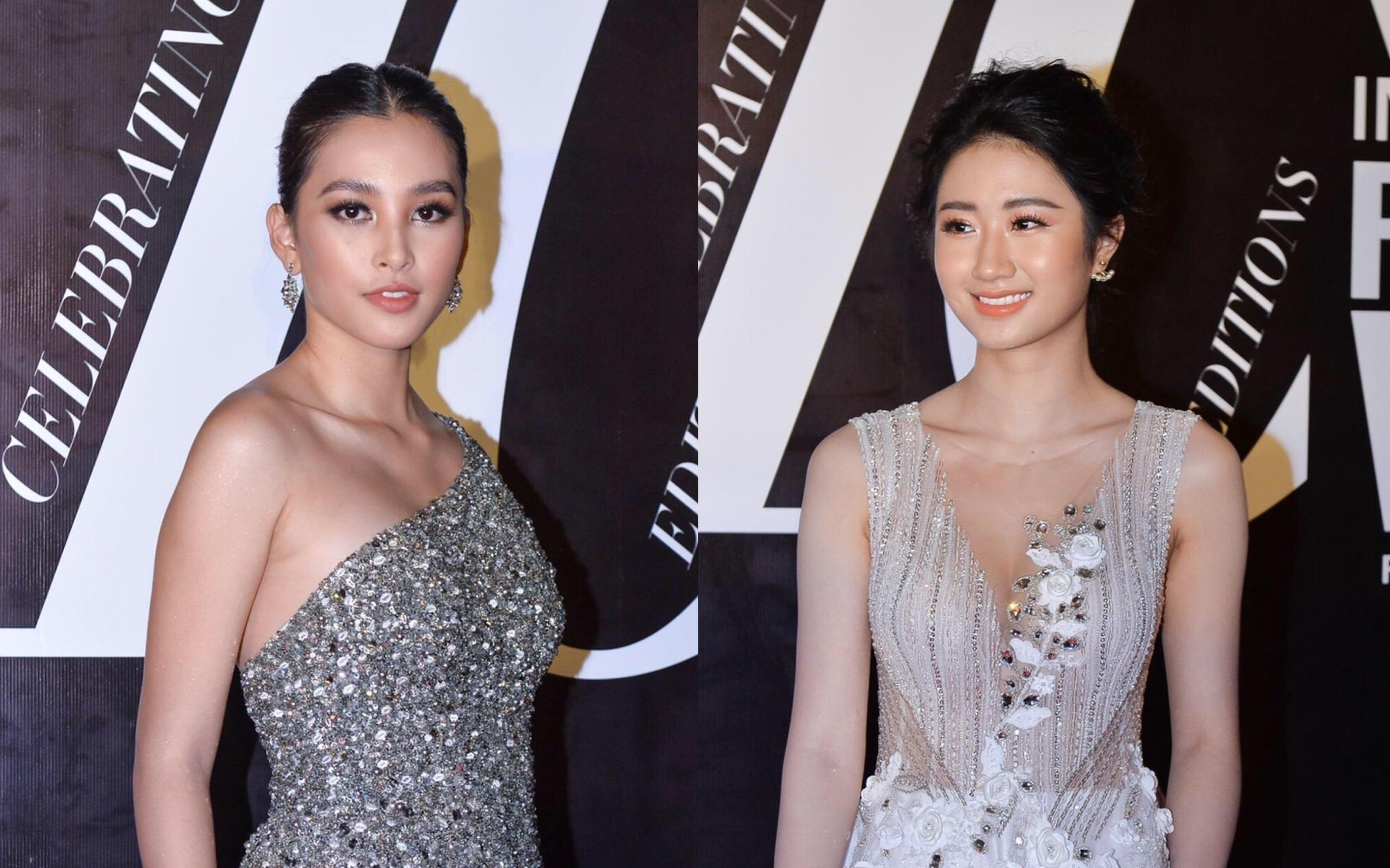 Tieu Vy, Thu Ngan va dan sao mac dep tren tham do Tuan le Thoi trang hinh anh