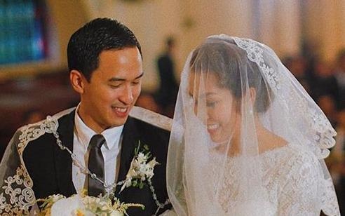 Tang Thanh Ha cong khai anh cuoi o nha tho 7 nam truoc hinh anh