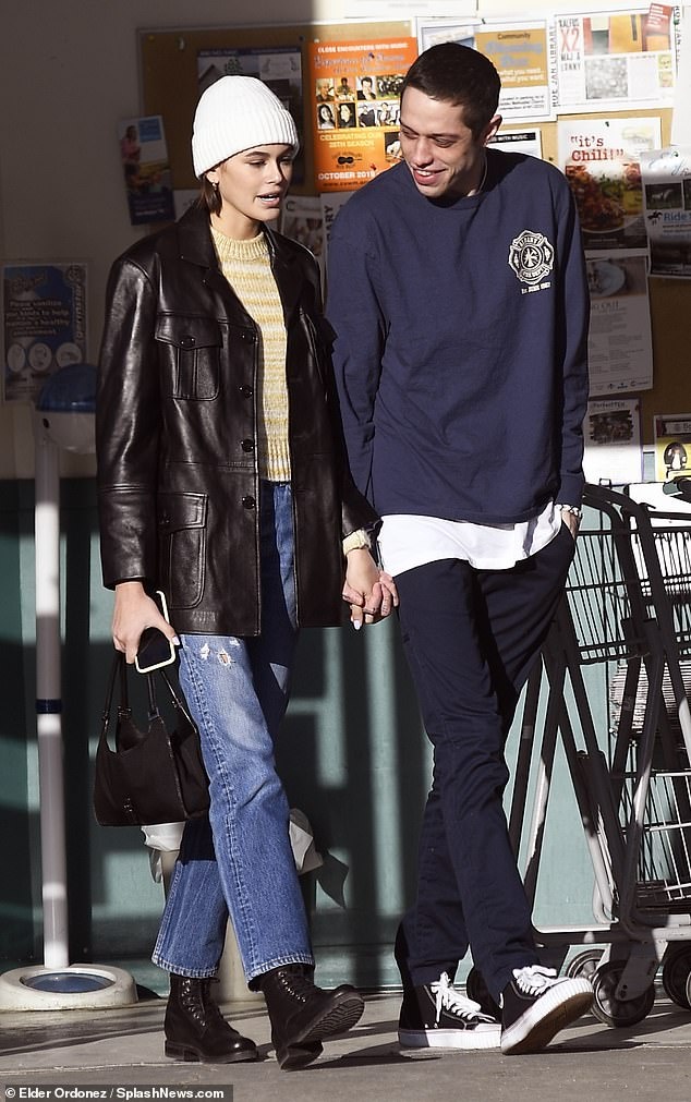 Kaia Gerber hen ho Pete Davidson anh 1