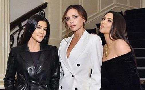 Kim Kardashian do sac voi Victoria Beckham hinh anh