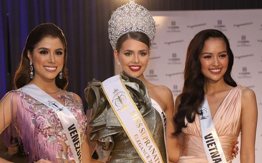 Dai dien Viet Nam lot top 3 phan thi phu o Hoa hau Sieu quoc gia hinh anh