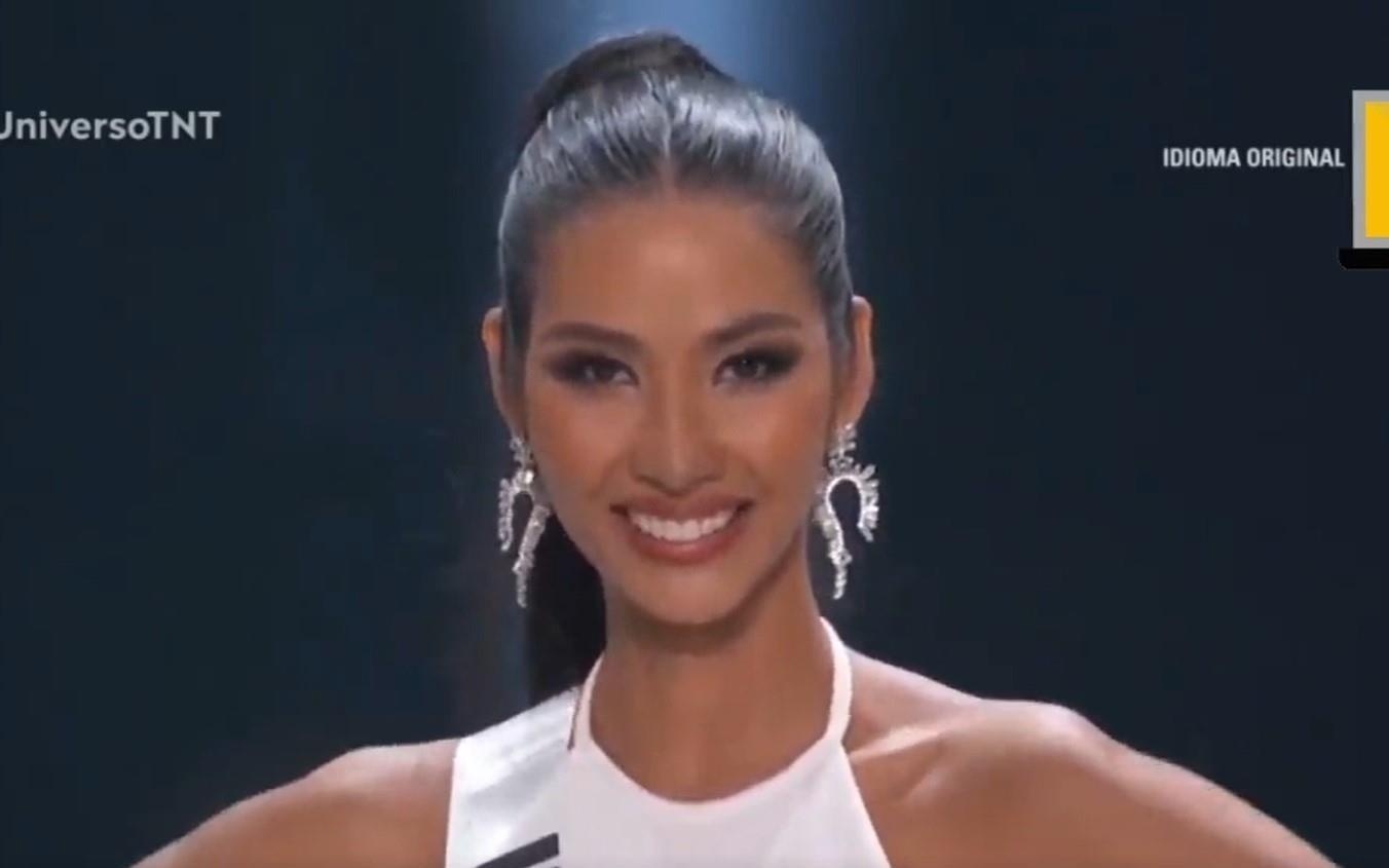 Hoang Thuy noi tieng Anh troi chay o chung ket Miss Universe hinh anh