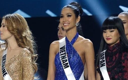 Anh chua cong bo cua Hoang Thuy o Hoa hau Hoan vu 2019 hinh anh