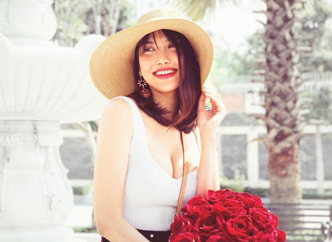 Lan Khue rang ro sau 3 tuan sinh con hinh anh