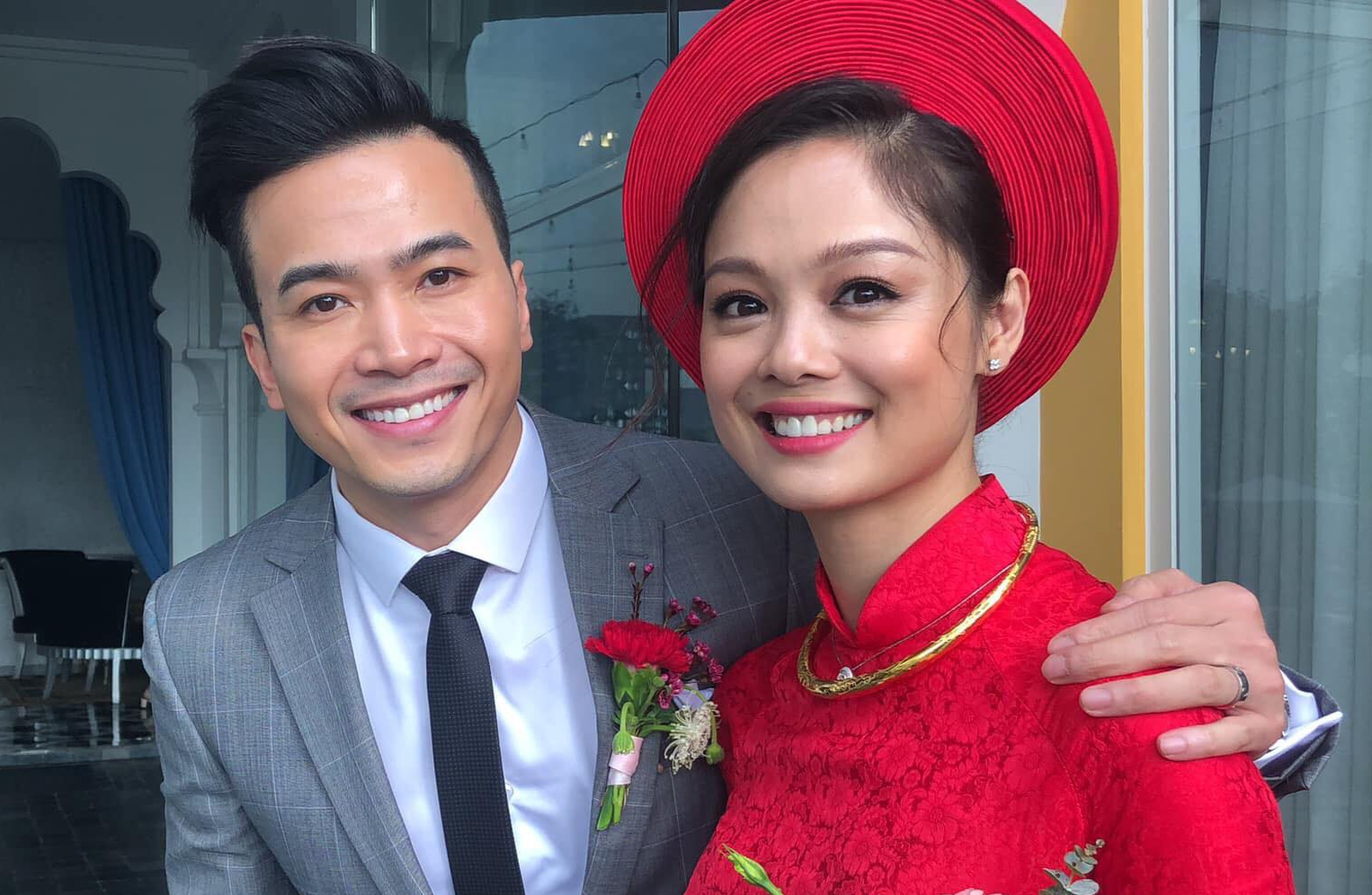 Cuu nguoi mau Tuyet Ngoc len xe hoa voi chong Viet kieu hinh anh