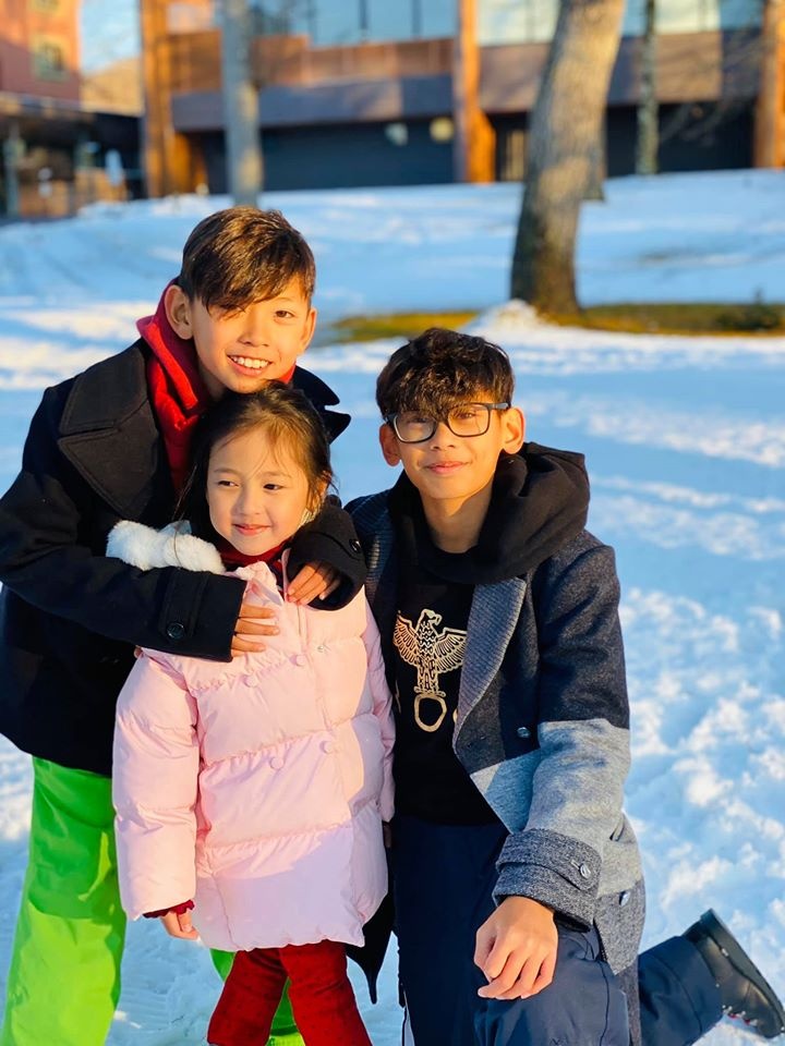 sao viet khoe anh gia dinh an noel anh 11