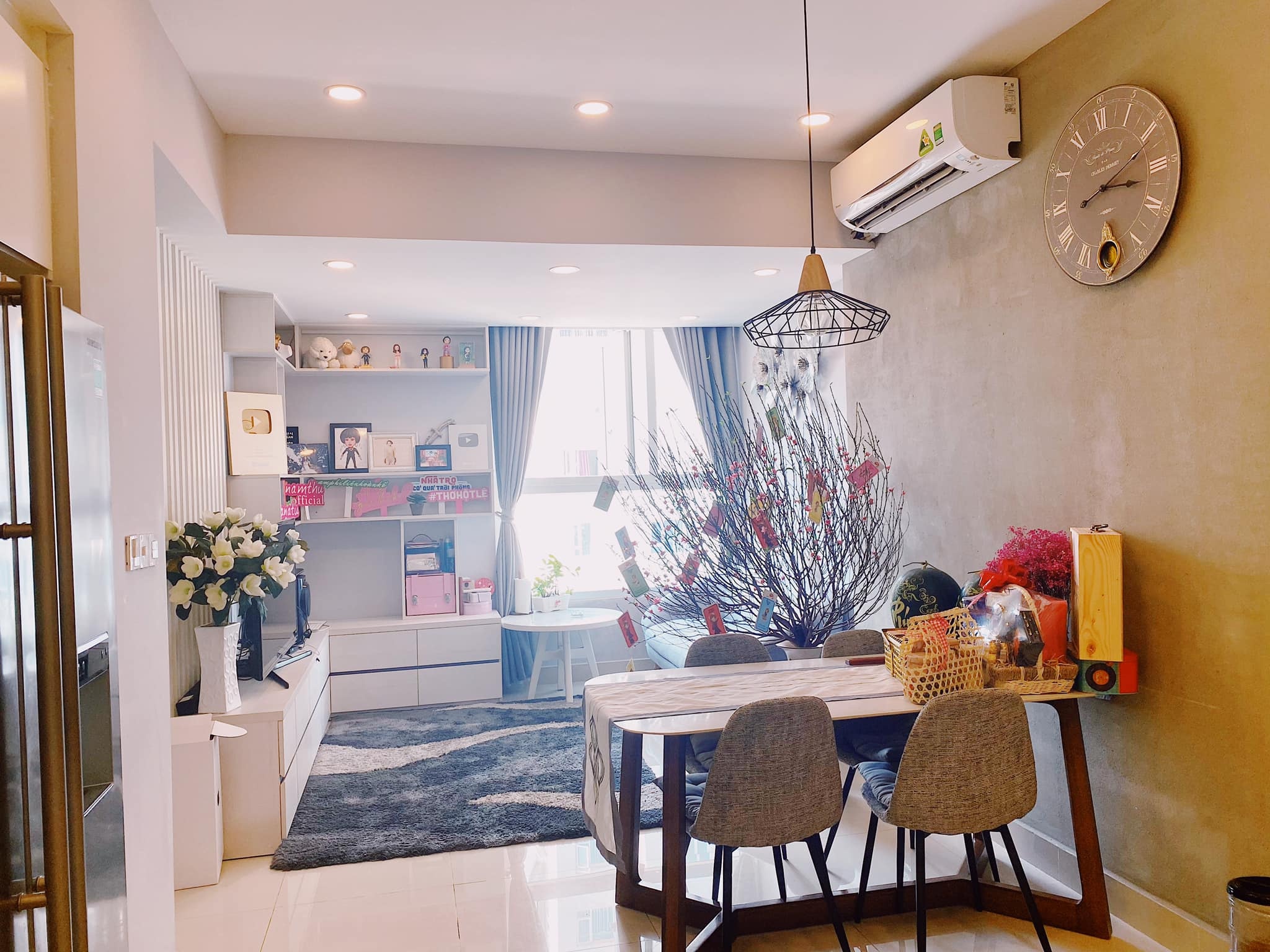 khánh vân cắm hoa đón tết ảnh 7 khanh van cam hoa don tet anh 7