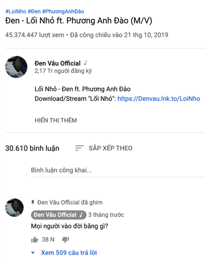 đen vâu lên tiếng về tin xúc phạm BTS ảnh 1 den vau len tieng ve tin xuc pham BTS anh 1