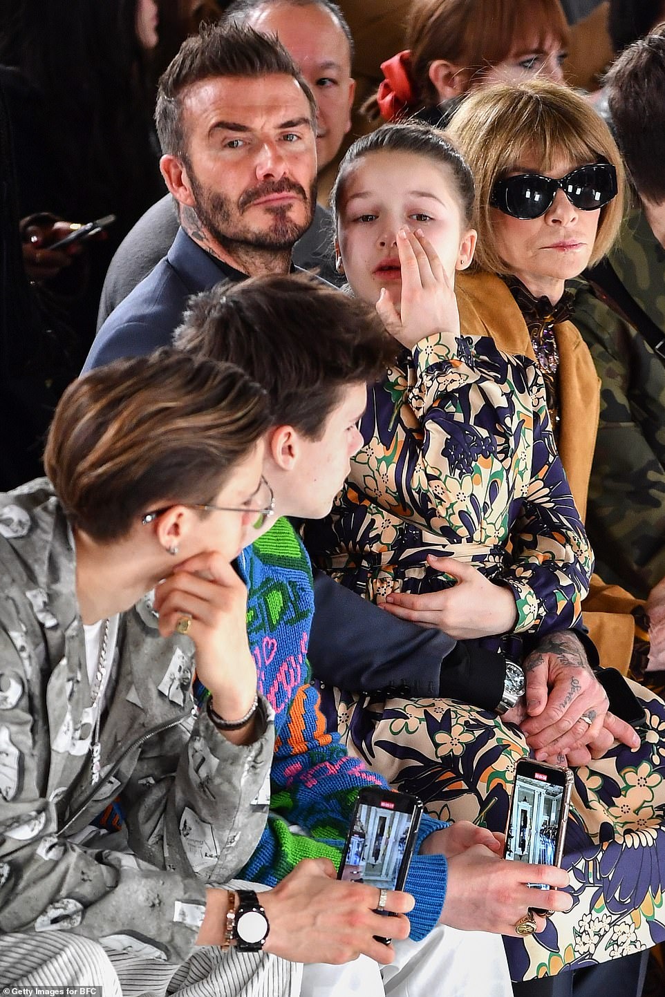 các con trong show của victoria beckham ảnh 2 cac con trong show cua victoria beckham anh 2