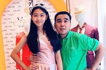 Con gai Quyen Linh cao vuot troi o tuoi 14 hinh anh