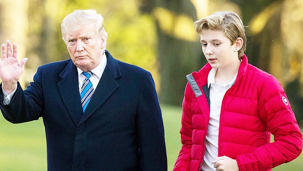 Barron Trump khong vui anh 1