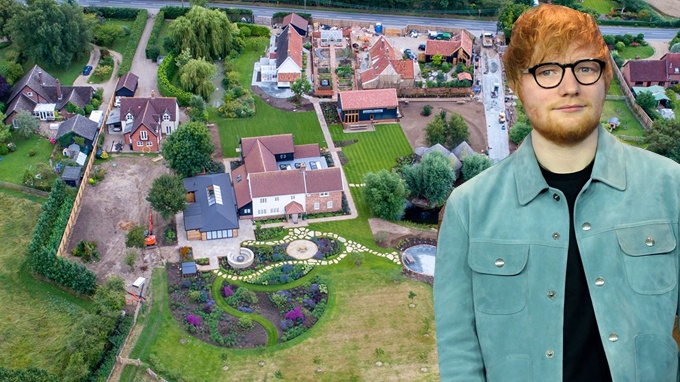 Ed Sheeran trong rau nuoi ga anh 5