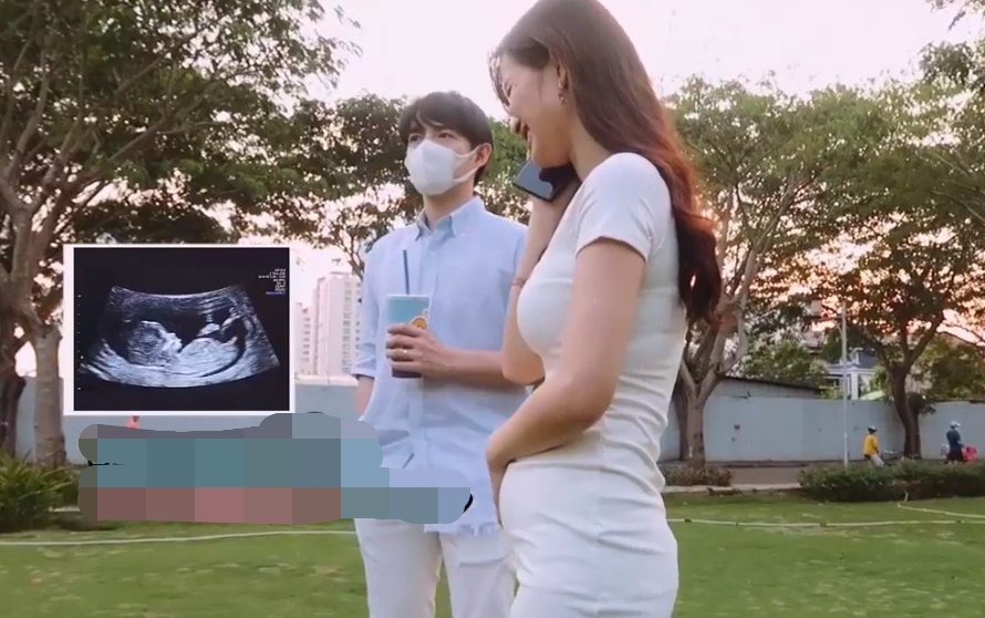 Dong Nhi lan dau khoe bung bau hinh anh