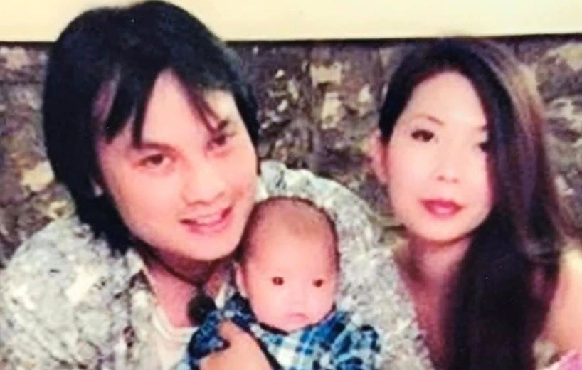 Kim Tieu Long dang anh vo con mung sinh nhat tuoi 45 hinh anh