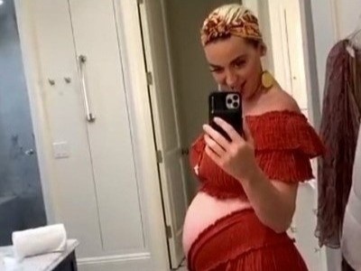 Katy Perry hanh phuc khi mang thai o thang thu 8 hinh anh