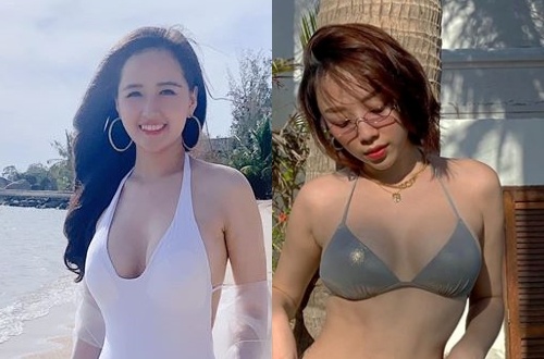 Mai Phuong Thuy, Toc Tien khoe dang trong ky du lich he hinh anh