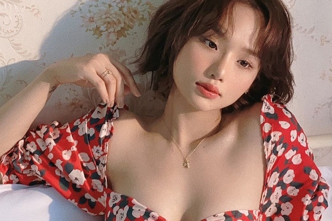 Miu Le chuong mac goi cam sau khi giam can hinh anh