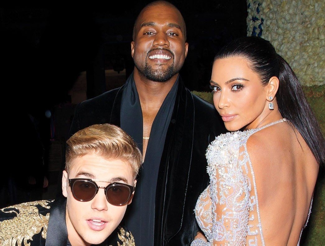 Justin Bieber khuyen Kanye West lam lanh voi vo hinh anh
