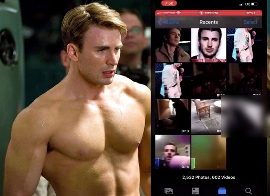Chris Evans lo anh nhay cam anh 1